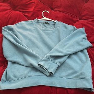 Blue Zara sweatshirt